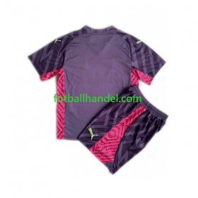 Barn Fotballdrakter Keeper Manchester City Borte 2023-24 Kortermet